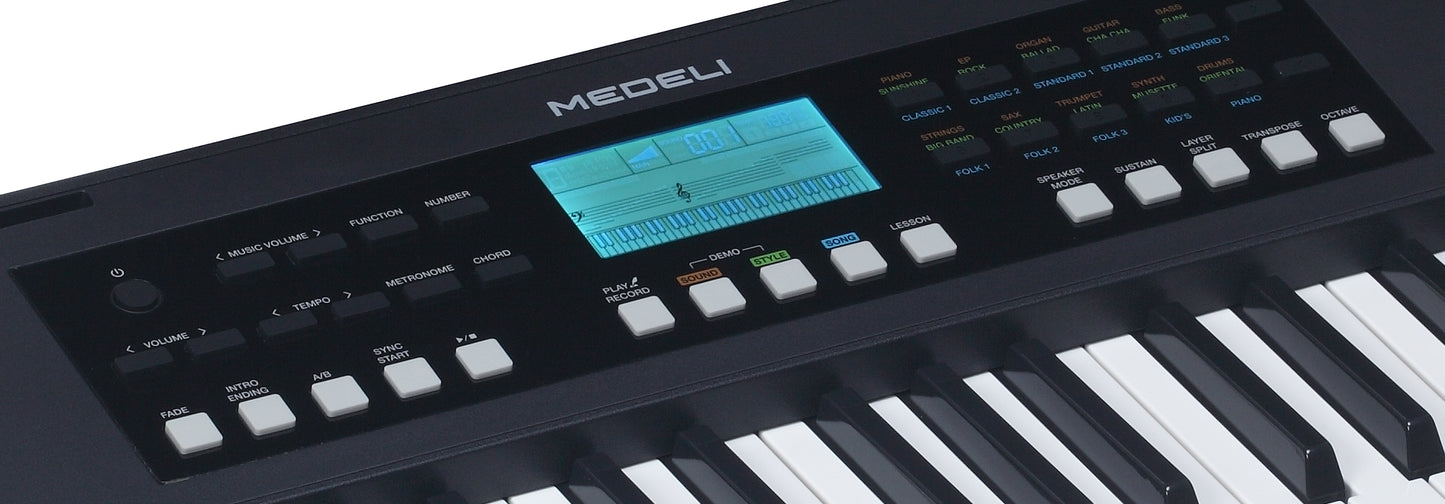 MEDELİ MK61 – 61 Tuşlu Taşınabilir Org