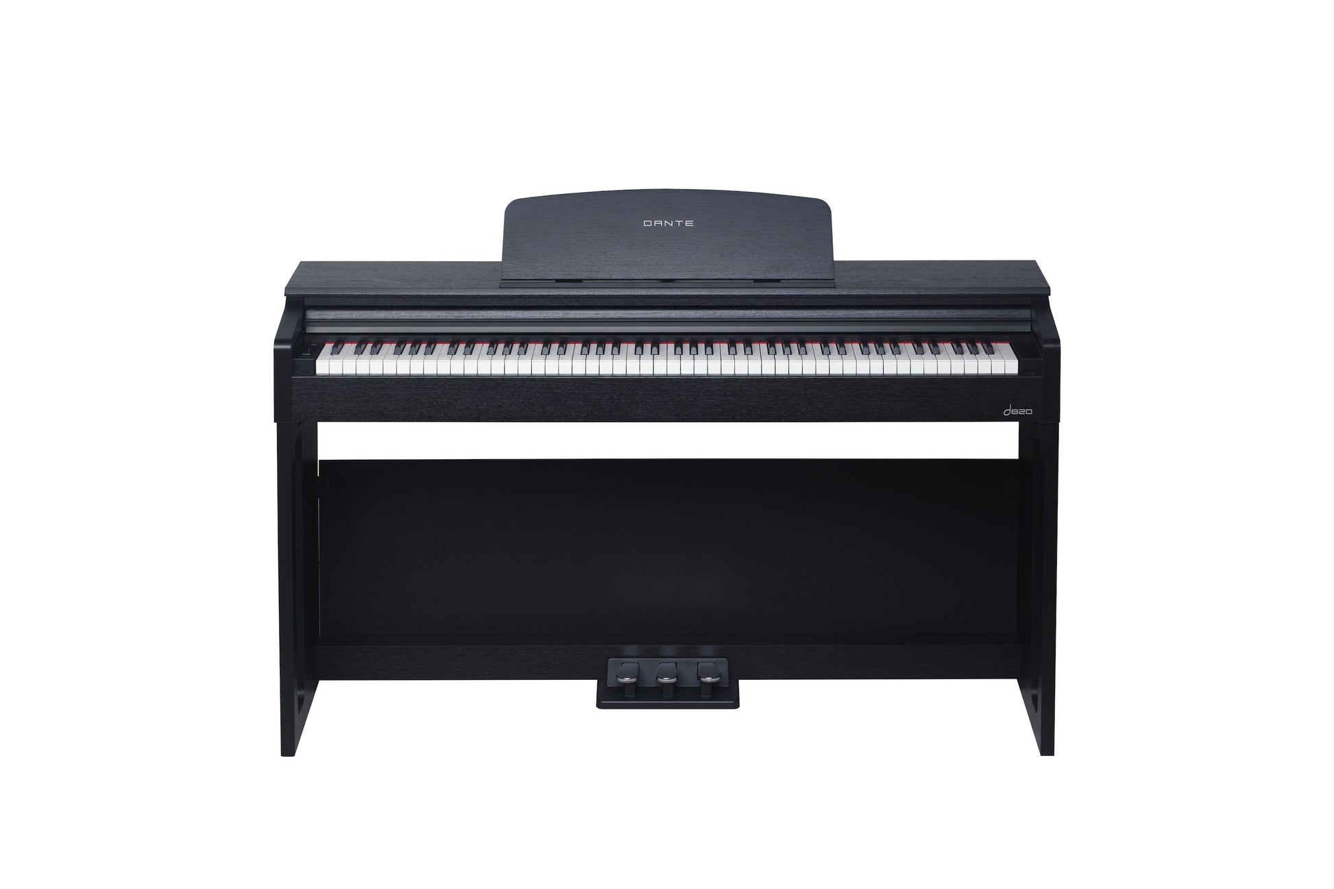 Dante d820 dijital piyano 88 tuş hammer action klavye siyah renk